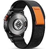 IMIVIO 26mm Nylon Bands Compatible with Garmin Fenix 8 51mm/Fenix 7X pro/7X/Fenix 6X Pro/6X/Fenix 5X/Plus Band, 26mm Width Quickfit Replacement Sport Watch Bands for Fenix 3, Fenix 3HR Smartwatch