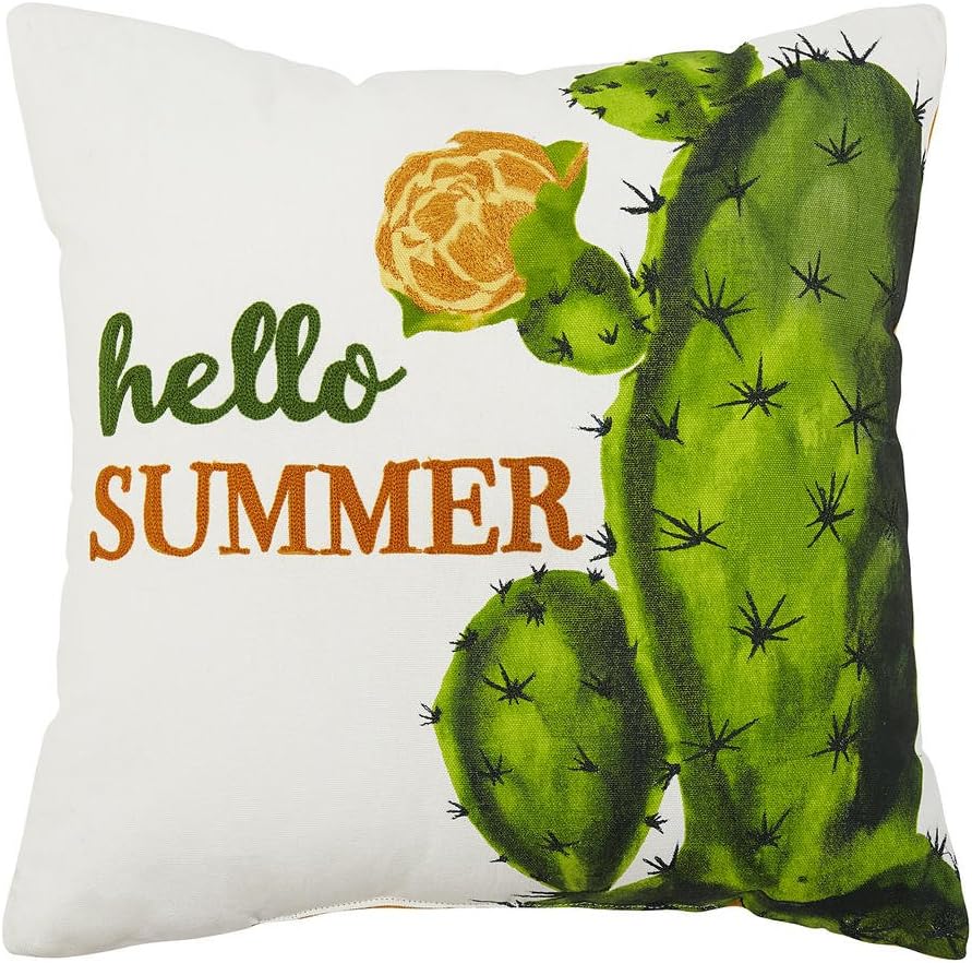 Sutton Rowe Outdoor Pillow Hello Summer Amazon Ca Home Kitchen