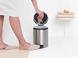 Brabantia newIcon Pedal Bin 5 L Matt Steel Fingerprint Proof view 8