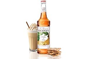 Monin - Toffee Nut Syrup, Bold and Buttery, Great for Coffee and Desserts, Gluten-Free, Non-GMO (750 ml)