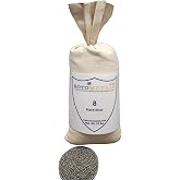 Roto Metals Lead Shot #8 - Bulk Lead Shot for Reloading Ballast Weights Shooting Sled Scuba Lead Shot Weight Lead Ball Shot Heavy Duty Lead Balls Lead Shots - 25lb Lead Shot Bag