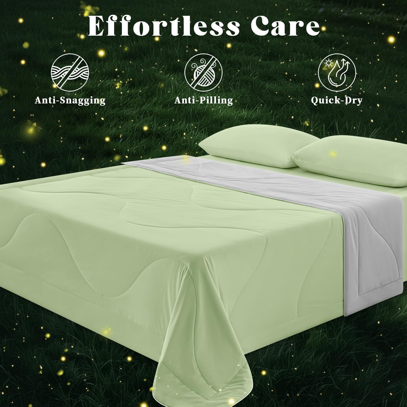 FineMay Cooling Comforter Queen Size, Double-Sided