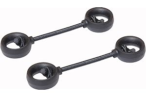 Tools4Boards RETRACT Safety Ski Brake Retainers (2-Piece),Black
