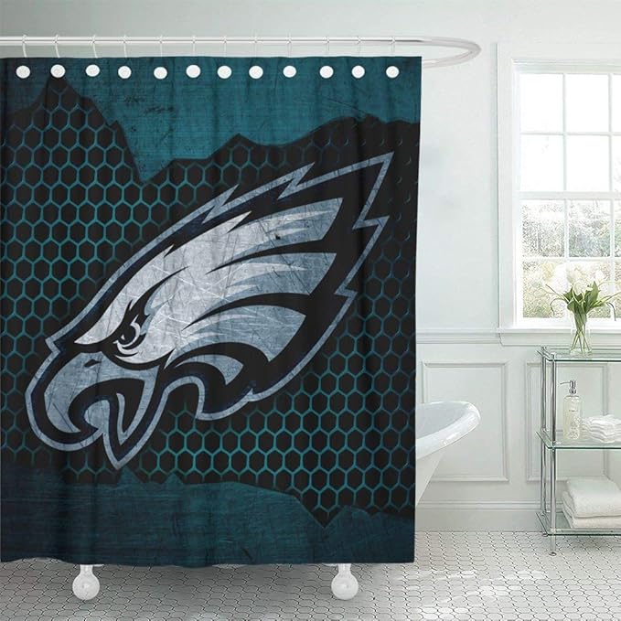 Ladble Decor Shower Curtain Set with Hooks