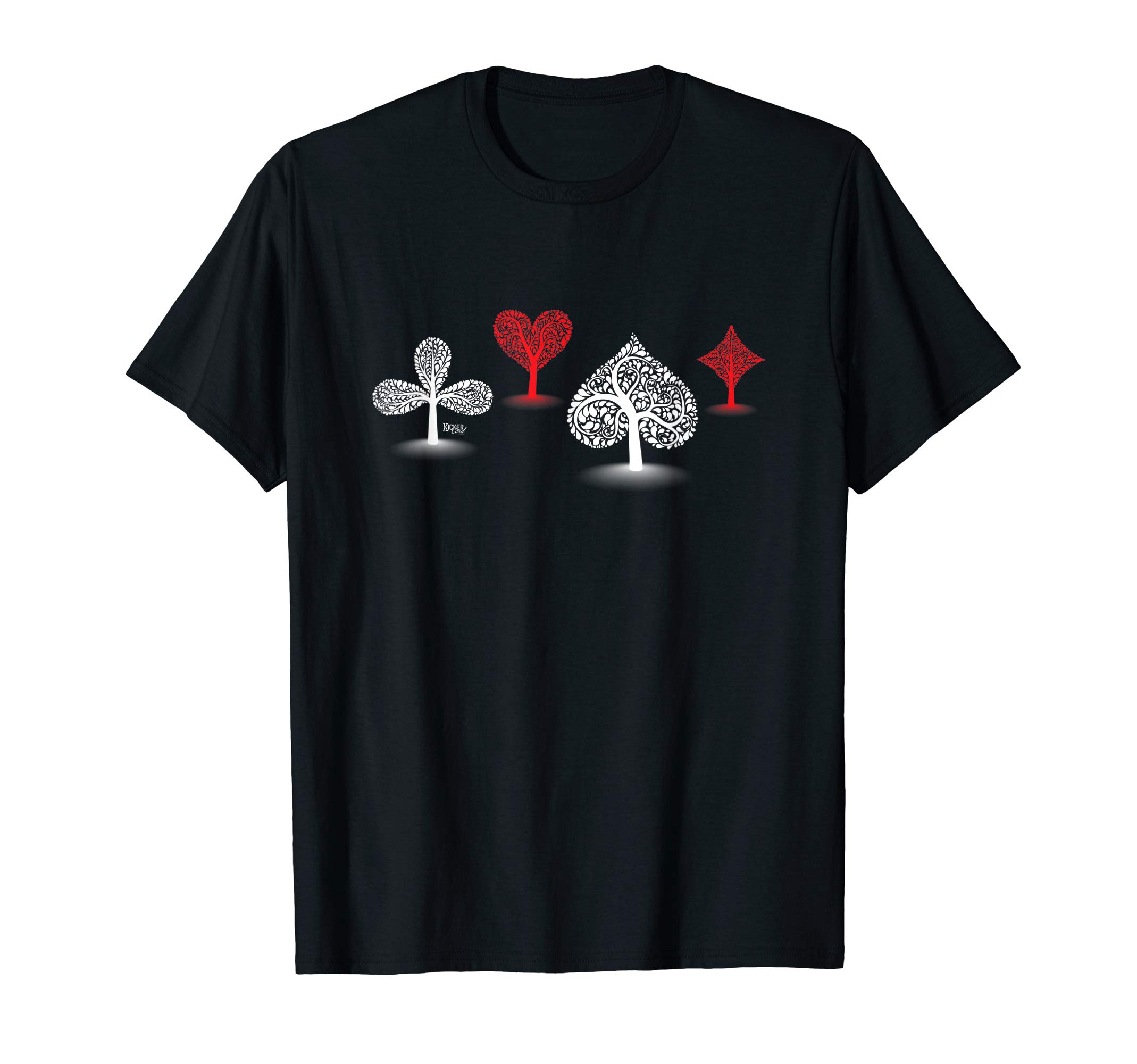 Poker Pip Trees - Spade Club Heart Diamond Poker T-Shirt