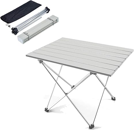 Small Ytr Outdoor Folding Camping Table Side Table Aluminium For Camping Outdoor Picnic Bbq Hiking Travel Fishing Tables