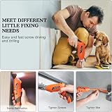 MQUPIN 49 in 1 Electric Drill Screwdriver Cordless LED Light USB Charger view 6