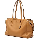 S-ZONE Leather Tote Bag for Women Large Shoulder Bags Crossbody Handbag Work Purse Travel Trip