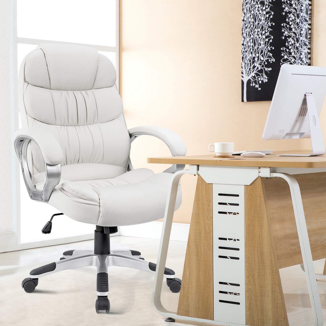 Homall Office Chair High Back Computer Desk Chair, PU