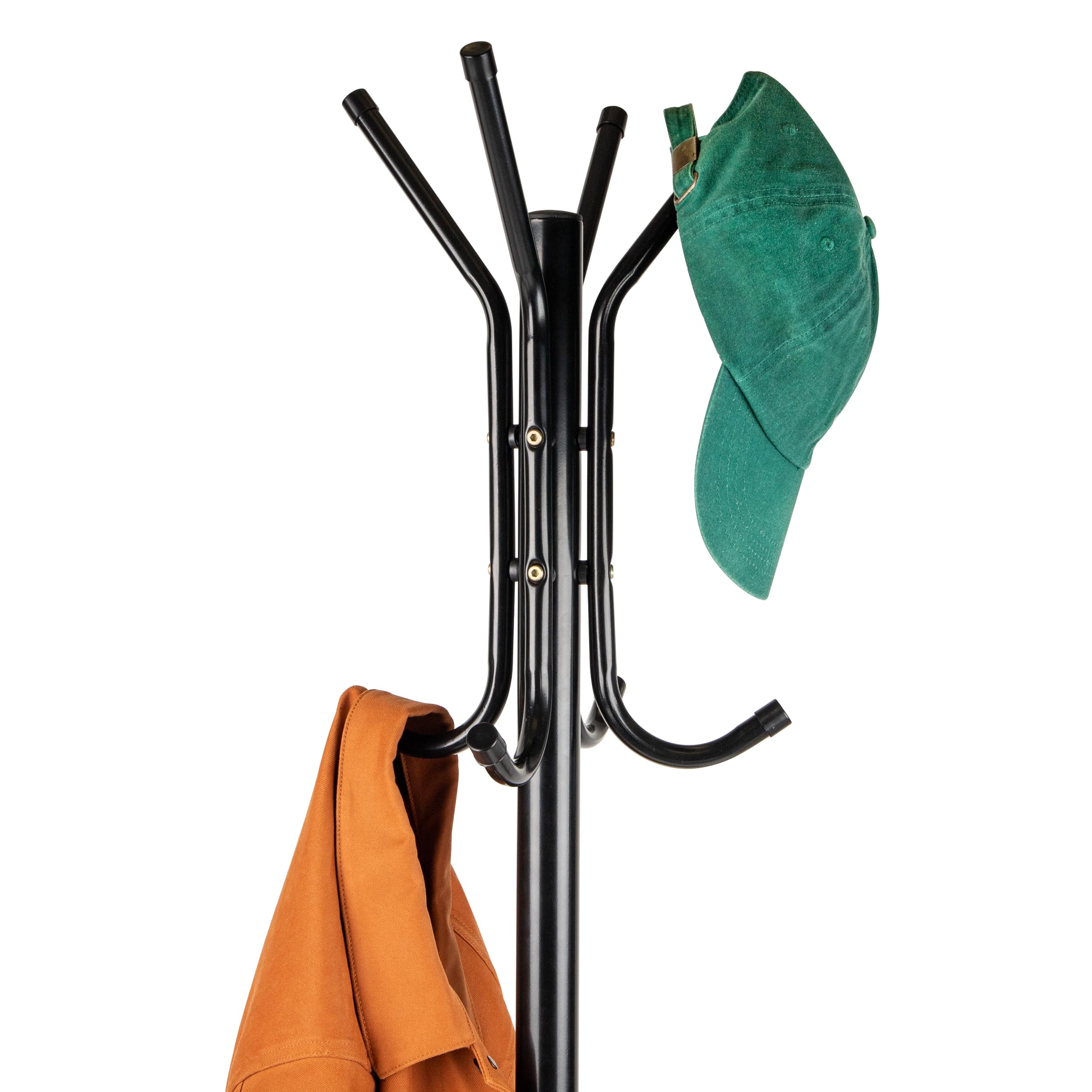 Mind Reader Coat Rack, Hall Tree, Freestanding Organizer, Coat Tree
