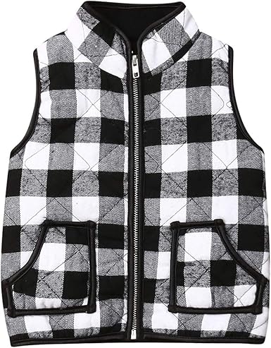 baby boy black puffer vest