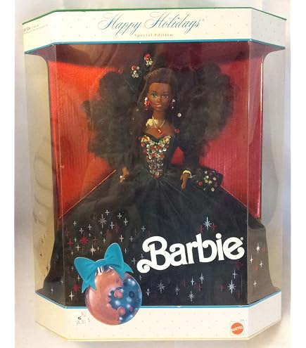 princess polly baby blue dress Holiday Barbie 2012 African American Doll