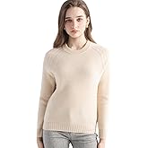 Chanyarn Women's 100% Cashmere Crewneck Long Sleeve Knit Sweater Soft Cozy Casual Wear Fall Winter Pullover Top