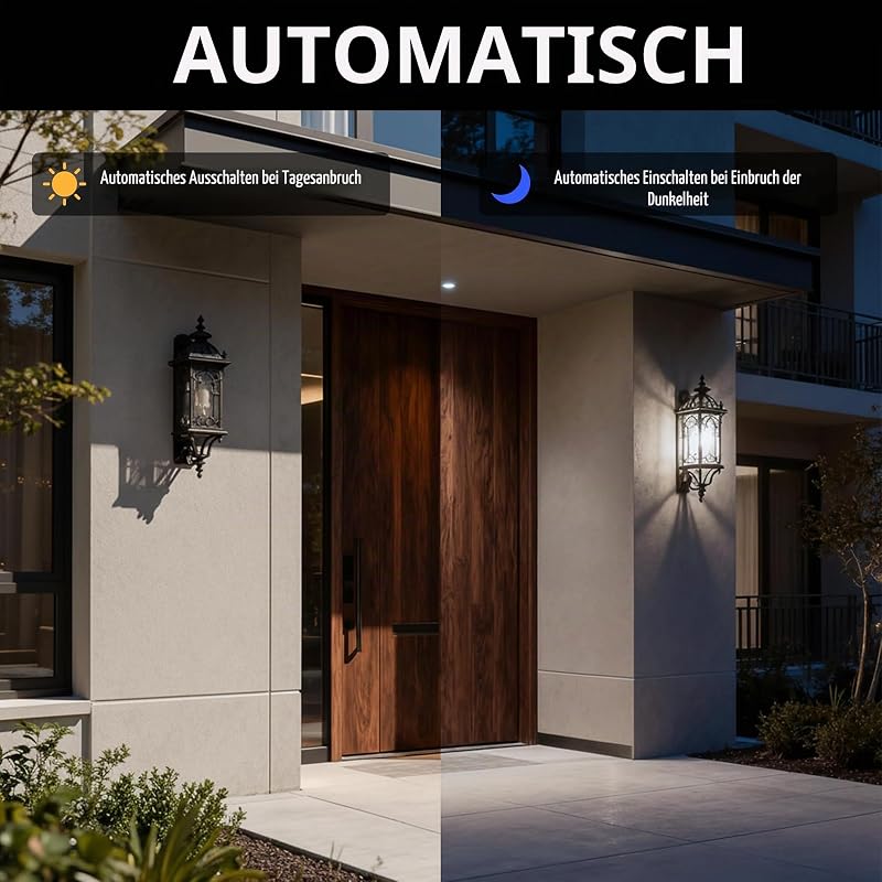 E27 Glühbirne mit Lichtsensor, LED Lampe Tageslichtsensor,Tageslicht, 2 Stück — Foto 2 von 8