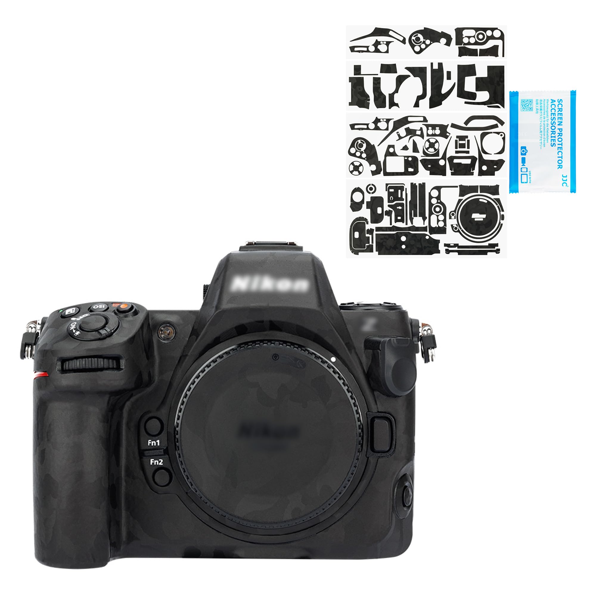 JJC Anti-scratch Protection Sticker Compatible with Nikon Z8 Mirrorless Camera, Non-slip Camera body Skin Cover Film (Camouflage Pattern)