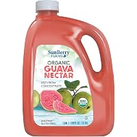 Sunberry Farms Organic Guava Nectar Juice – Gluten Free 3.78 L / 128 Oz...