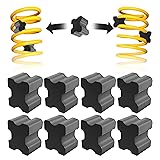 8PCS Rubber Coil Spring Spacers,Heavy Duty Front