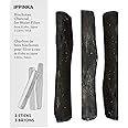Binchotan Charcoal - Water Purifying Sticks for Great-Tasting Water from Kishu, Japan - Each Stick Filters up to 2 Liters of Water - 3 Sticks