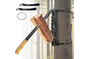 VDSFAND 3-in-1 Wall Mounted Kindling Splitter for Wood Portable Metal Manual Fire Wood Kindling Splitter Hand Sturdy Firewood Cutter Heavy Duty Firewood Log Splitter Crackers Wedge for Indoor or Outdoor