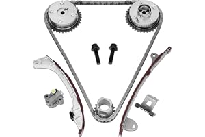 13070-0V010 Timing Chain Kit with Guide Gear Tensioner VVT Sprocket | Compatible with Toyota Camry Highlander RAV4 Sienna Avalon Venza Scion TC 2009-2014 2.5L 2.7L L4, Replace # 13506-0V010