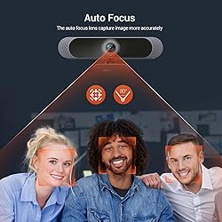 DEPSTECH 4K Webcam, DW49 HD 8MP Equipped with Sony