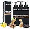 3pcs,Root Activator Shampoo,Hair Regrowth, Unisex, Natural Formula for Men and Women,Smooth Strong Repair Conditioning Shampoo