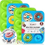 Walfos Silicone Donut Mold - Silicone Doughnut Pan