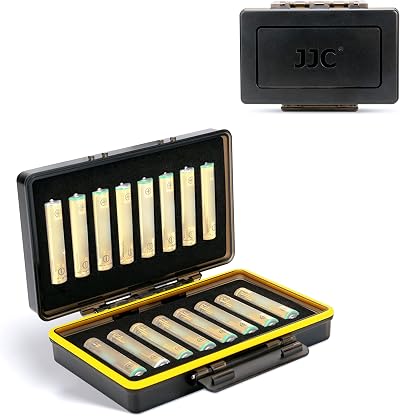JJC 16 Slots AAA Battery Storage Case Water-Resistant Organizer