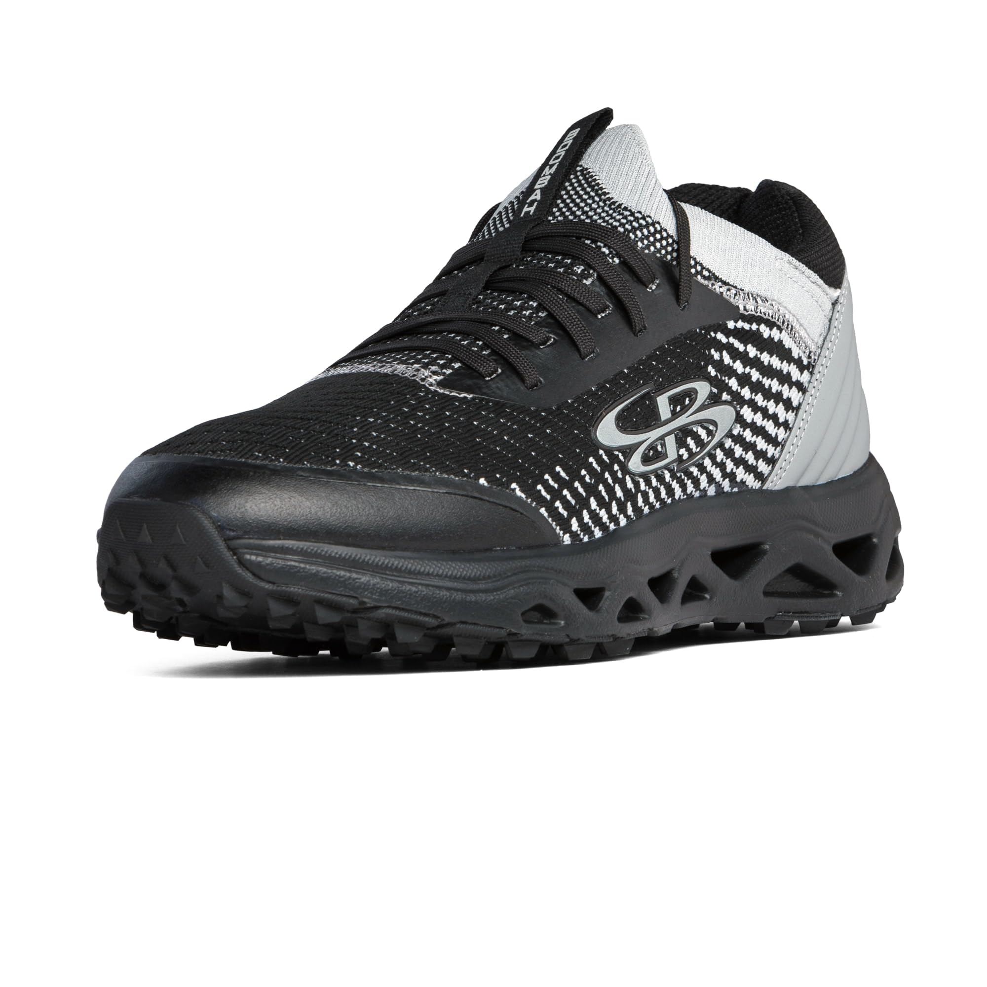 Boombah Men's Raptor Pureknit Blaze Turf Black/Gray
