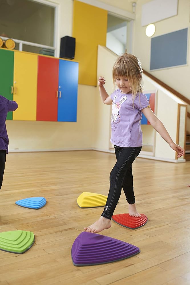 Fluss-Steinen als Stapelsteine