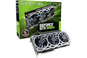 EVGA GeForce GTX 1080 Ti FTW3 Gaming, 11GB GDDR5X, iCX Technology - 9 Thermal Sensors & RGB LED G/P/M, 3X Async Fan Control, 