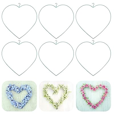 Green Coated Heart Shaped Metal Wreath Frame Set Kuwait Ubuy