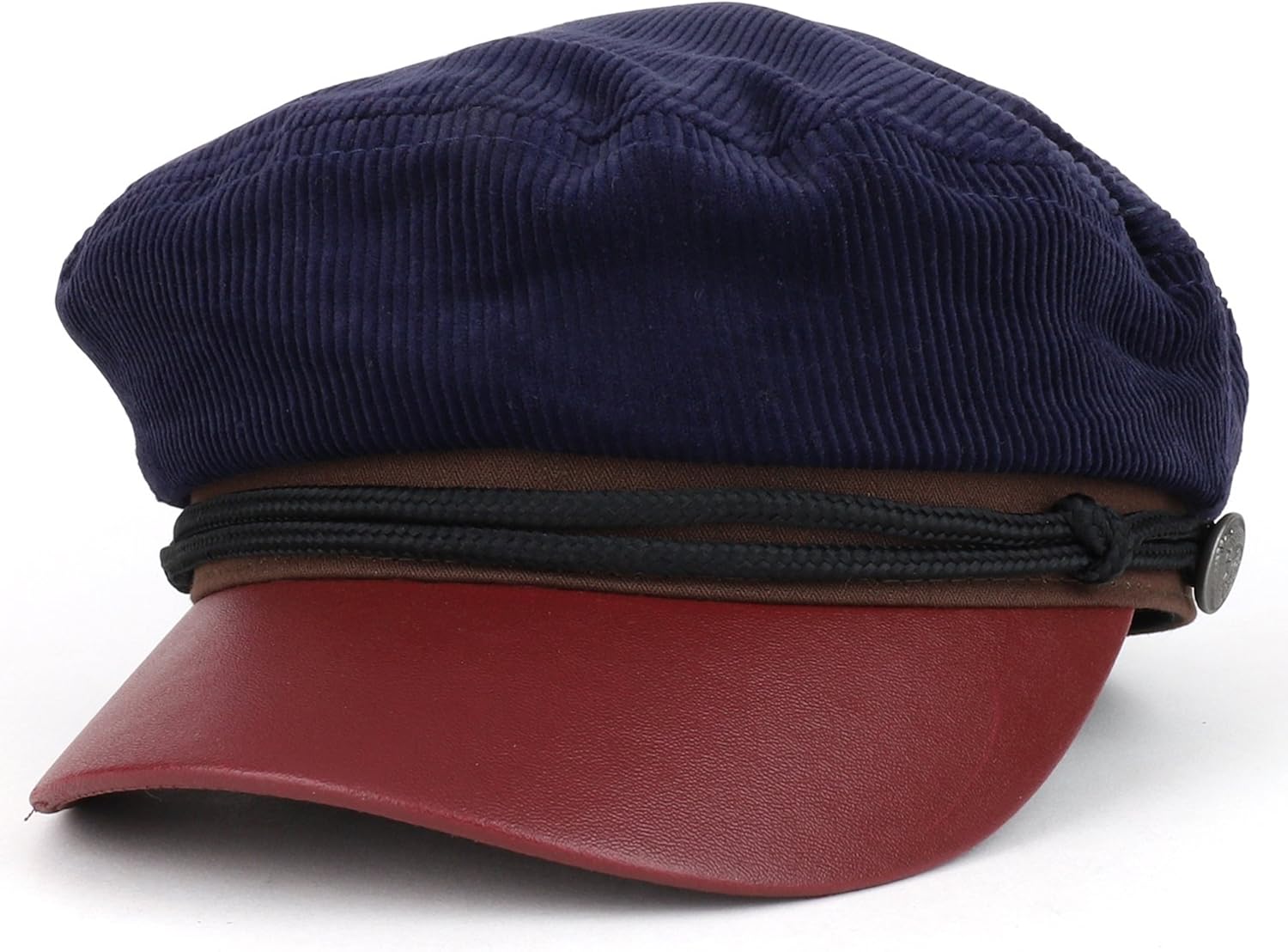 corduroy baker boy cap