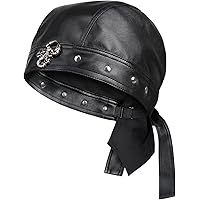 帽子 DIESEL REBOOT-BLACK-BIKER-CAP Men's Baseball cap in faux leather | Black | Diesel