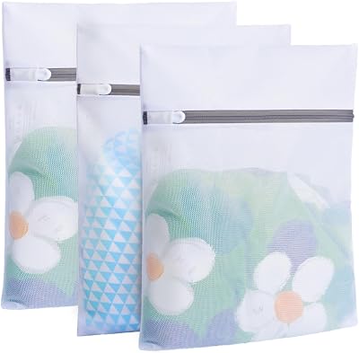 BAGAIL Mesh Laundry Bags Set Delicate Wash Delicates Bra Hosiery Underwear