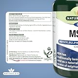 Natures Aid MSM 1000mg High Strength 90 Tablets Vegan Gluten Free view 5