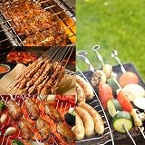 RAM ONLINE Ram 1B09W9YRSNQ2 Kebab Skewers Set of 12 Stainless Steel 30cm view 5