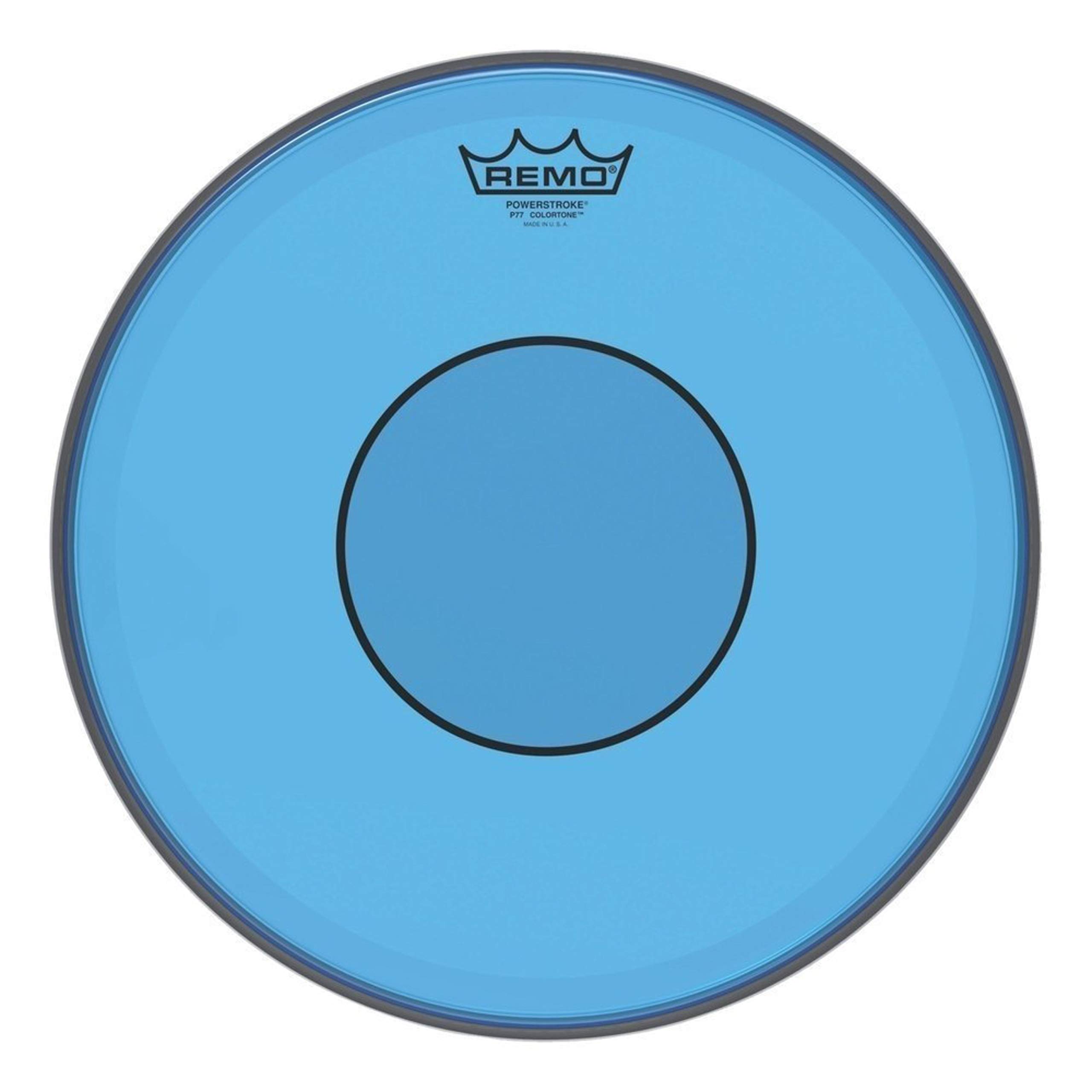 Remo Schlagzeugfell Powerstroke 77 Colortone Blue Drum Head, 13"