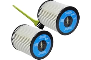 8106-01 Central Vac Filter Replacement Compatible with Dirt Devil CV2000 CV2200 CV2600, 7 inch Central Vacuum Cleaner Filter 