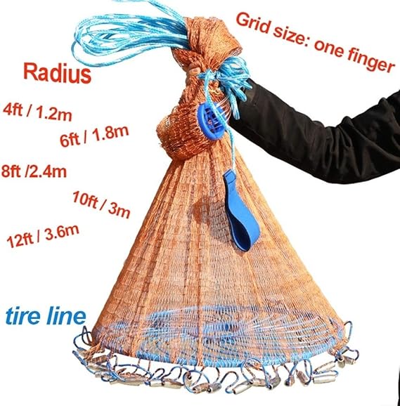 Fishing net Saltwater Fish Thread Fishing Cast Nets Fishing