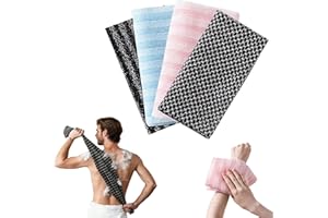 2pcs/4pcs Exfoliating Shower Towel, Rip-Resistant Exfoliating Washcloth, Long Washcloth Back Body Scrubber for Men & Women (M