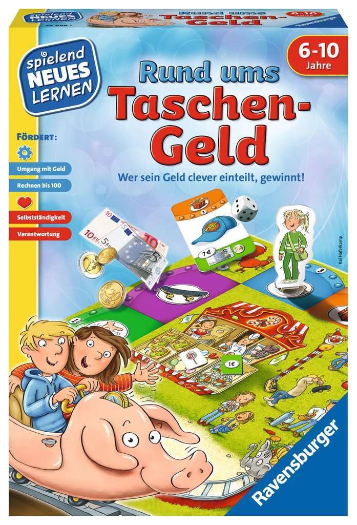 Ravensburger 24996 - Pocket - Play and Learning for Children, Educational Game for Children from 6-10 Years, Playing New Learning for 2-4 Players