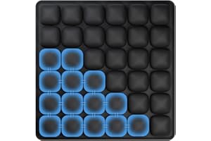 Ergonomic 3D Air Seat Cushion for Long Sitting, Pressure Relief Inflatable Airplane Seat Cushion for Office Chair, Car, Wheel