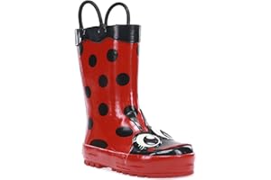 Western Chief Rain Boots with Pull on Handles for Toddlers and Kids - Premium Waterproof Boots for Boys and Girls