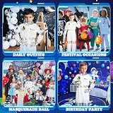 Aomig Kids Astronaut Costume Unisex Space Jumpsuit Helmet Glove Set view 5