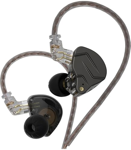 Amazon.com: KZ ZEX Earbuds 1 electrostatic + 1 Dynamic Earphone in