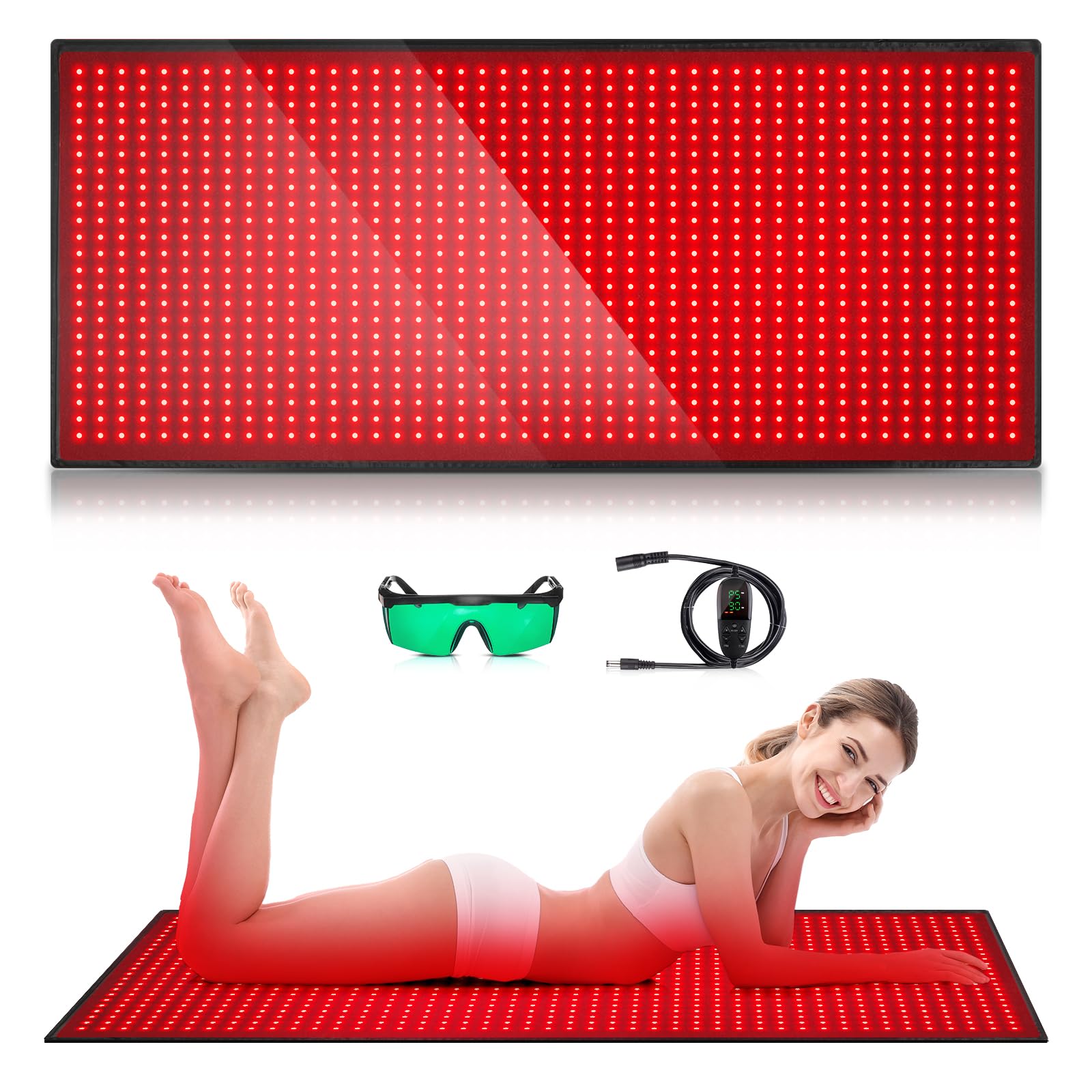 Red Light Therapy Mat for Body, 71"x 31" Red Light