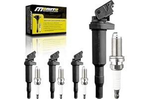 MOAUTO Set of 4 Ignition Coils Pack UF667 65830571 & 4 PCS Iridium Spark Plugs Compatible with BMW 228i 320i 328i 428i 528i X1 X3 X4 X5 Z4 xDrive GT Gran Coupe GC 2.0L