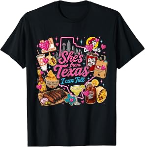 Shes from Texas I Can Tell State Pride Women T-Shirt