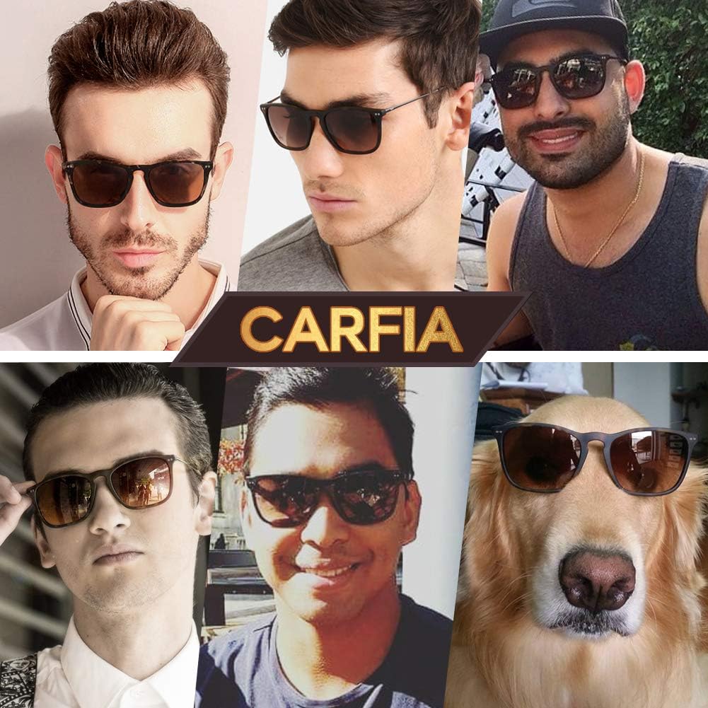Carfia Retro Polarizzati Occhiali da sole donna uomo UV400 Protezione Occhiali  da sole Occhiali e accessori berjaya.edu.my
